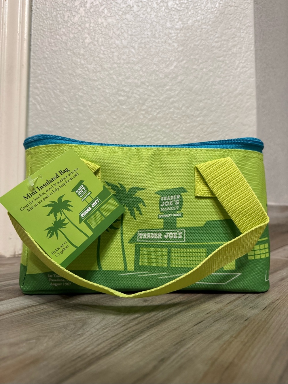Trader Joe’s Lime Green Mini Insulated Lunch Bag